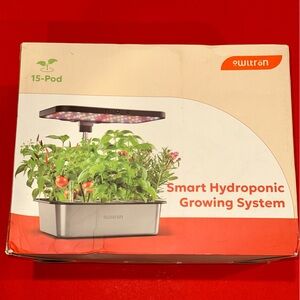 OWLTRON 15Pod Smart Hydroponics Growing System Kit Indoor Herb Garden OWH-15 NEW